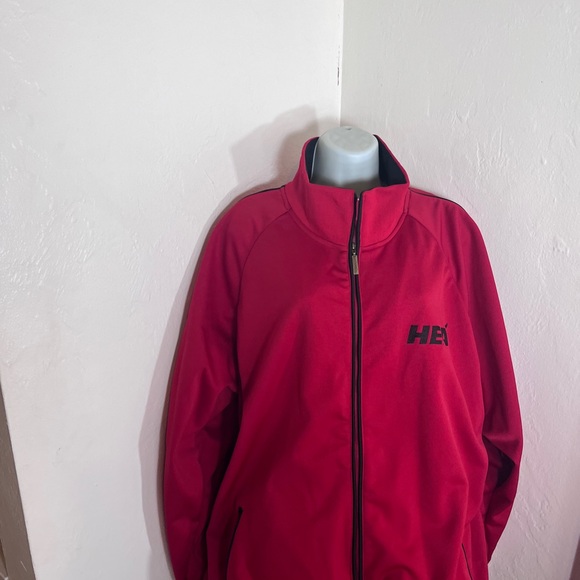 HEAT Mitchell & Ness Hardwood classics Red Performance Full-Zip Jacket Size 3XL - Picture 2 of 8
